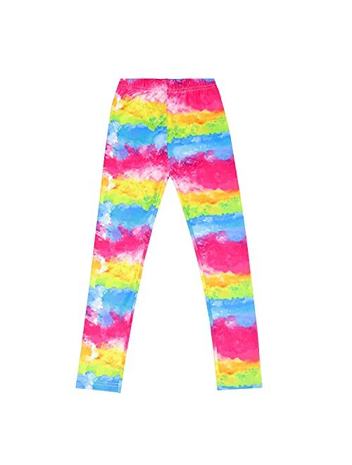 SEETHE BABY Girls Leggings, Cute Printed Stretch Pants, Yoga Pants Girls Clothes Size 4-13 Years