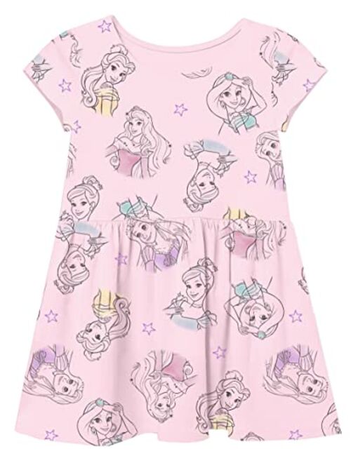 Disney Princess Little Girls' Princess Head Shots Dress