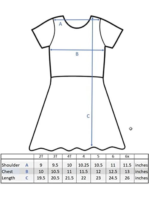 Disney Princess Little Girls' Princess Head Shots Dress