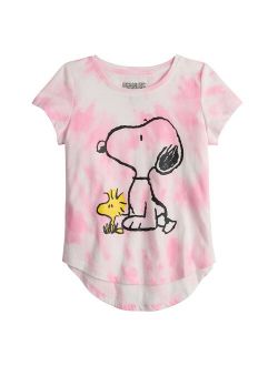 Girls 7-16 Peanuts Snoopy Tie Dye Graphic Tee