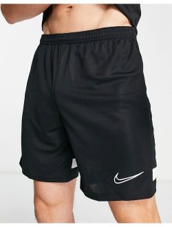 Football Nike Soccer Dri-FIT Academy polyknit shorts in black