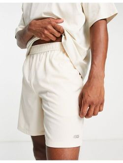 ASOS 4505 icon training shorts with quick dry in beige