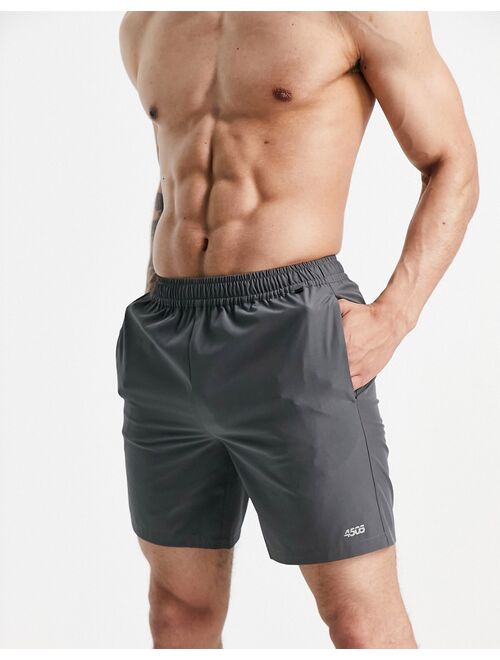 ASOS 4505 icon training short with quick dry in dark gray
