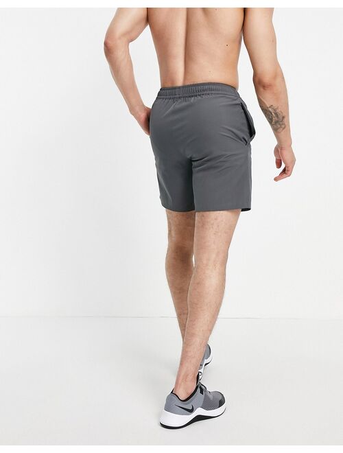 ASOS 4505 icon training short with quick dry in dark gray