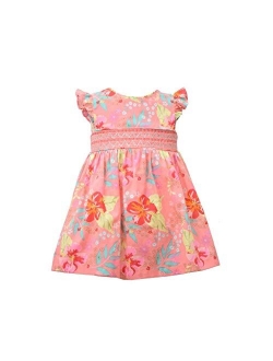 Girl's Easter Dress - Pink Bunny Dress for Toddler and Little Girls