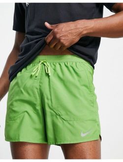 Running Dri-FIT Stride 5-Inch brief-lined shorts in green