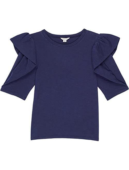 HABITUAL girl Envelope Puff Sleeve Top (Big Kids)