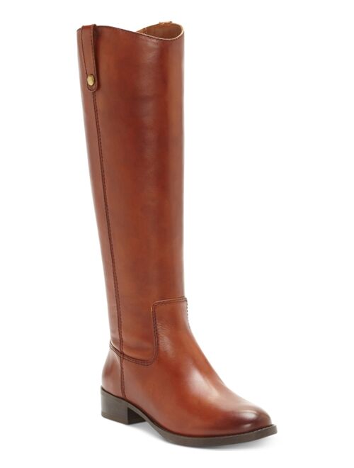 INC International Concepts Fawne Riding Leather Boots, Created for Macy's