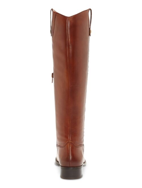 INC International Concepts Fawne Riding Leather Boots, Created for Macy's