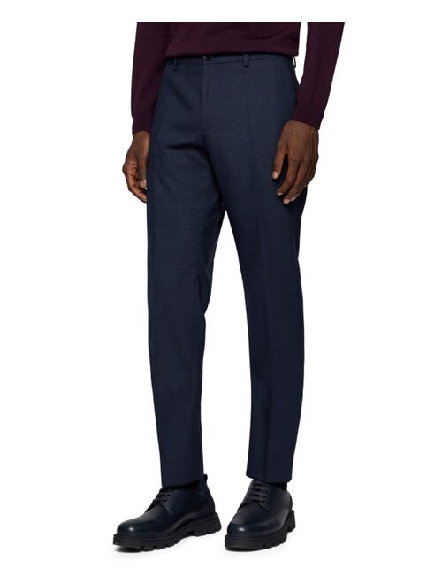 Hugo Boss BOSS Men's Micro-Pattern Slim-Fit Trousers