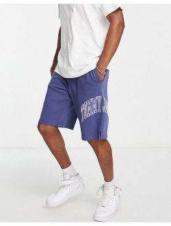 Tommy Jeans Exclusive collegiate capsule organic cotton sweat shorts in blue