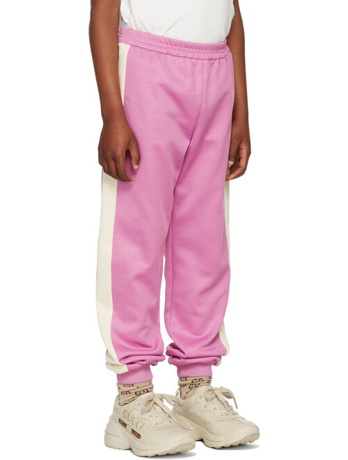Kids Pink 'Original Gucci' Lounge Pants