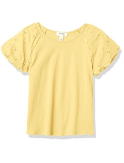 Girls' Short Bubble Sleeve T-Shirt