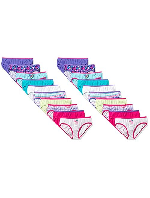 Hanes Girls' Hipster Underwear Pack, Cotton Hipster Panties, Cotton Panties, 10-Pack (Colors/Patterns May Vary)