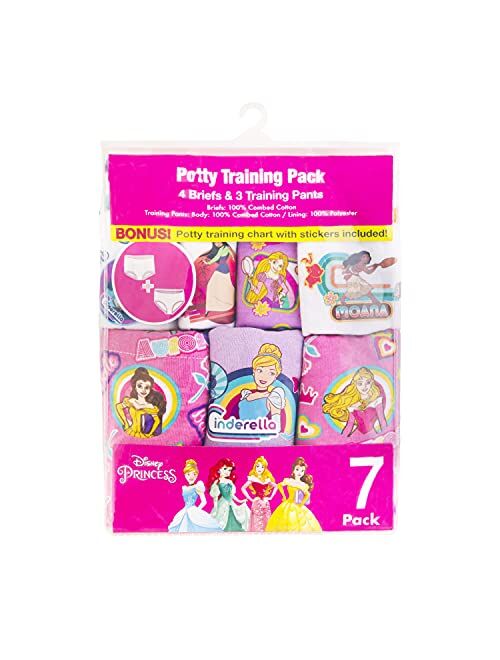Disney girls Princess Potty Training Pants Multipack