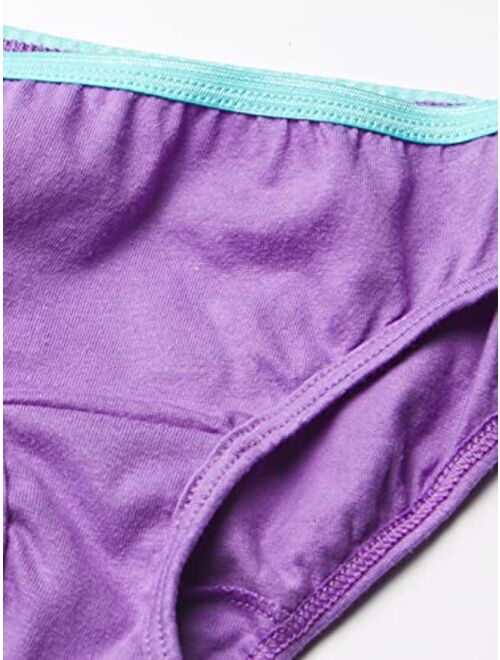 Hanes Girls' 100% Cotton Tagless Low Rise Panties, Available in 10 and 20 Pack