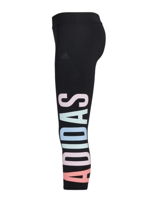 adidas Big Girls Aeroready Extended Sizing Graphic Tights