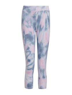 Big Girls 3 Stripe All Over Print Tight