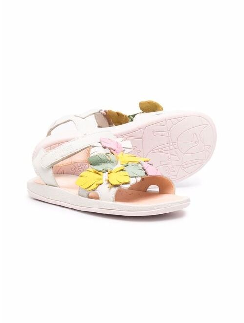 Camper Kids Twins floral open toe sandals