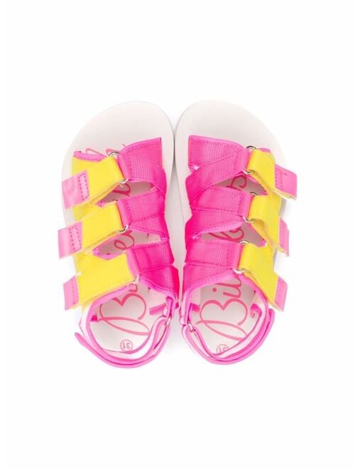 Billieblush touch-strap fastening sandals