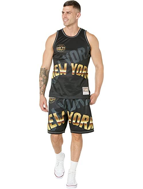 Mitchell & Ness NBA Big Face 4.0 Fashion Shorts Knicks