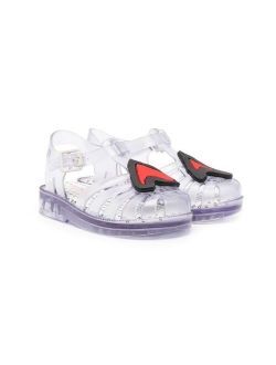 10 CORSO COMO heart-embellished jelly sandals