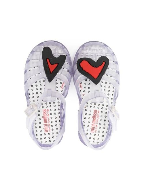 10 CORSO COMO heart-embellished jelly sandals