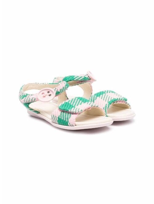 Camper Kids Twins checked sandals