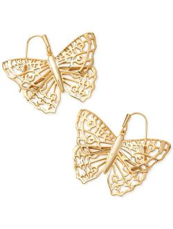 Filigree Butterfly Drop Earrings
