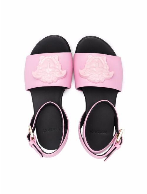 Versace Kids Medusa plaque flat sandals
