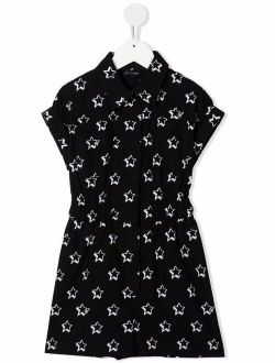 star-print playsuit