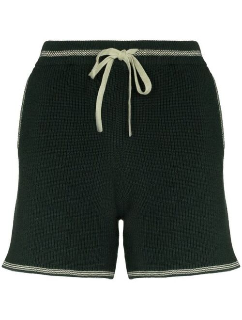 Still Here cotton knitted shorts