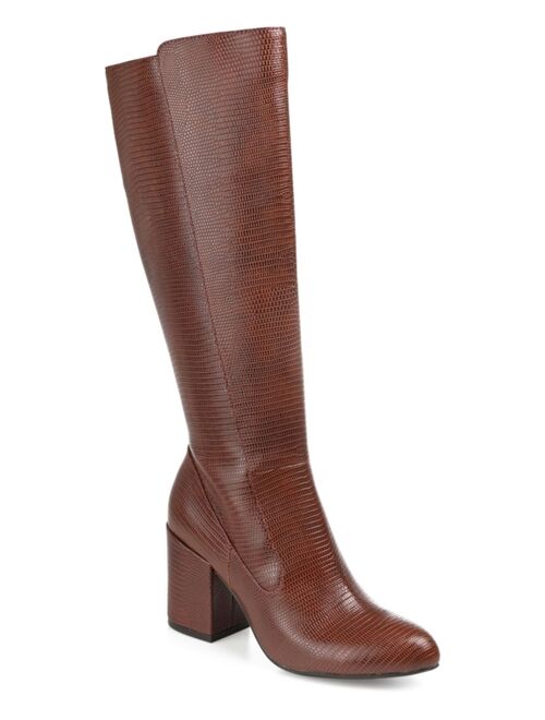 Journee Collection Women's Tavia Extra Wide Calf Tall Boots