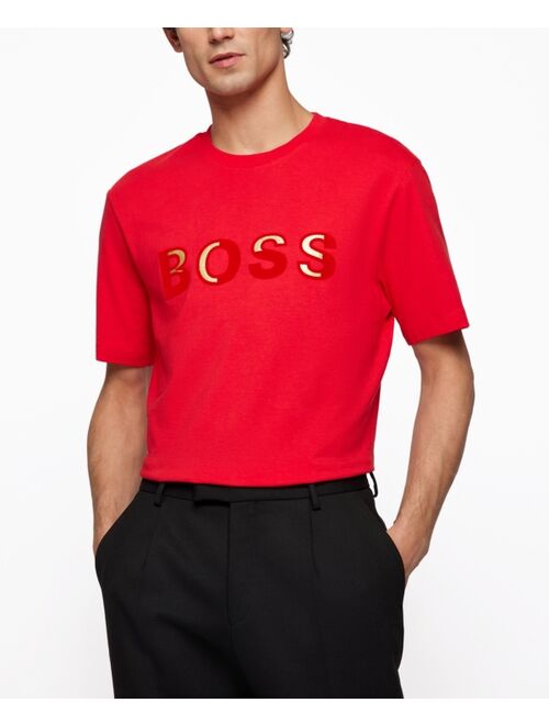 Hugo Boss BOSS Men's Crewneck Print T-Shirt