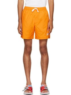 Orange Sportswear Shorts