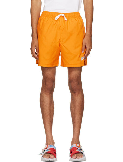 Nike Orange Sportswear Shorts