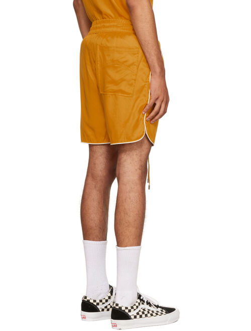 Rhude Yellow Track Shorts