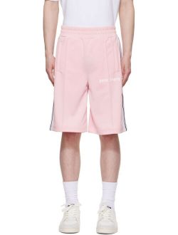 Pink Track Shorts
