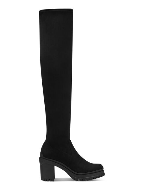 Bar III Women's Fernn Platform Over-The-Knee Boots, Created for Macy's