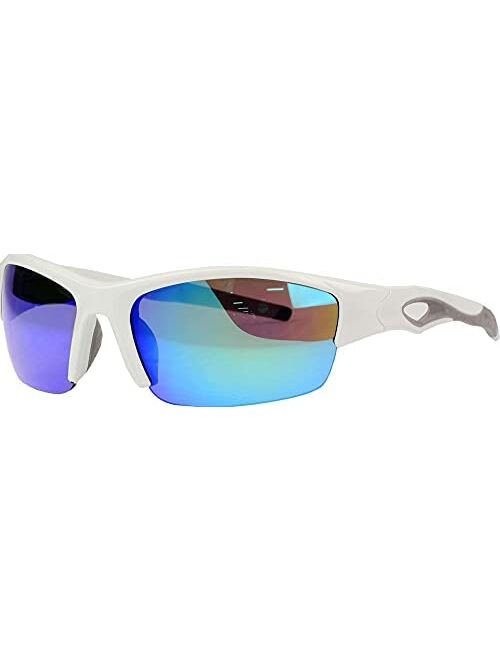 RAWLINGS Youth Baseball Sunglasses, Light, Sport Stylish Shield Lens, 100% UV Poly
