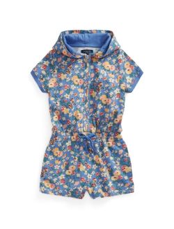 Little Girls Floral Spa Terry Romper