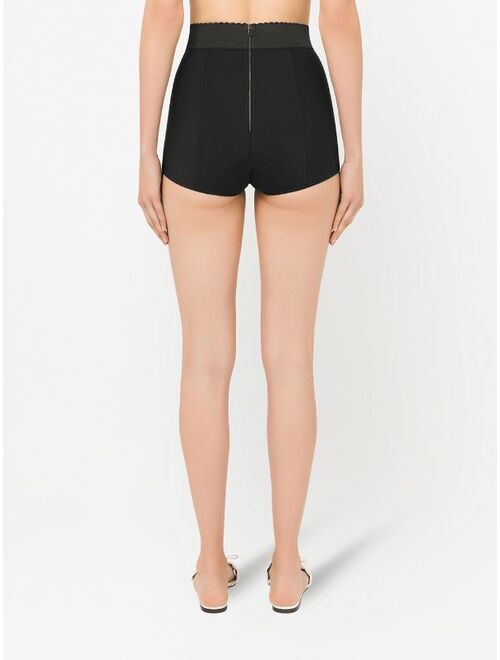 Dolce & Gabbana scalloped-waistband shorts
