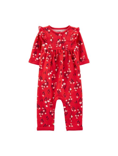 Baby Girl Carter's Floral Jumpsuit