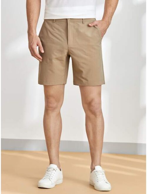 SHEIN Men Slant Pocket Bermuda Shorts