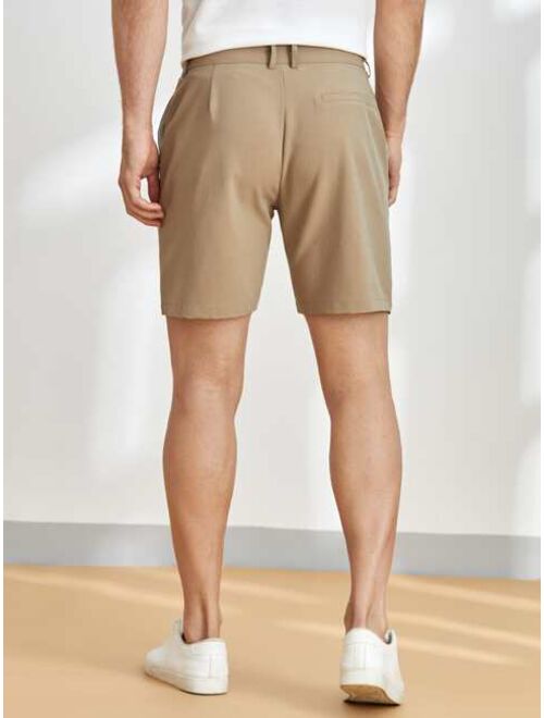 SHEIN Men Slant Pocket Bermuda Shorts