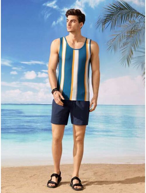 SHEIN Men Slant Pocket Shorts