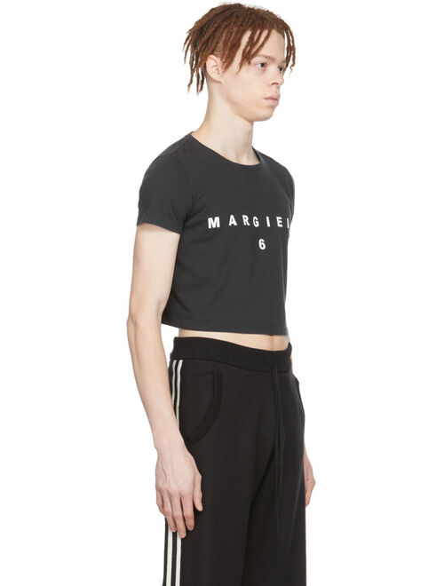 MM6 Maison Margiela SSENSE Exclusive Black Cotton T-Shirt