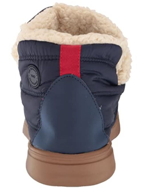 Dearfoams Men's Bryant Nylon Memory Foam Sport Lounge Bootie Slipper