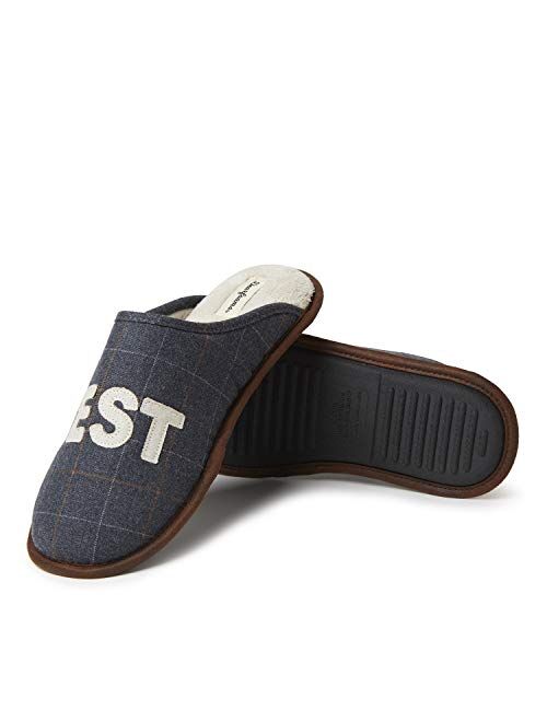 Dearfoams Men's Dad's Scuff Slipper