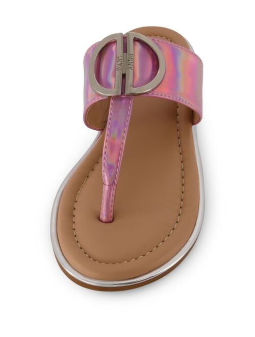 DKNY Little Girls Flat Thong Sandals
